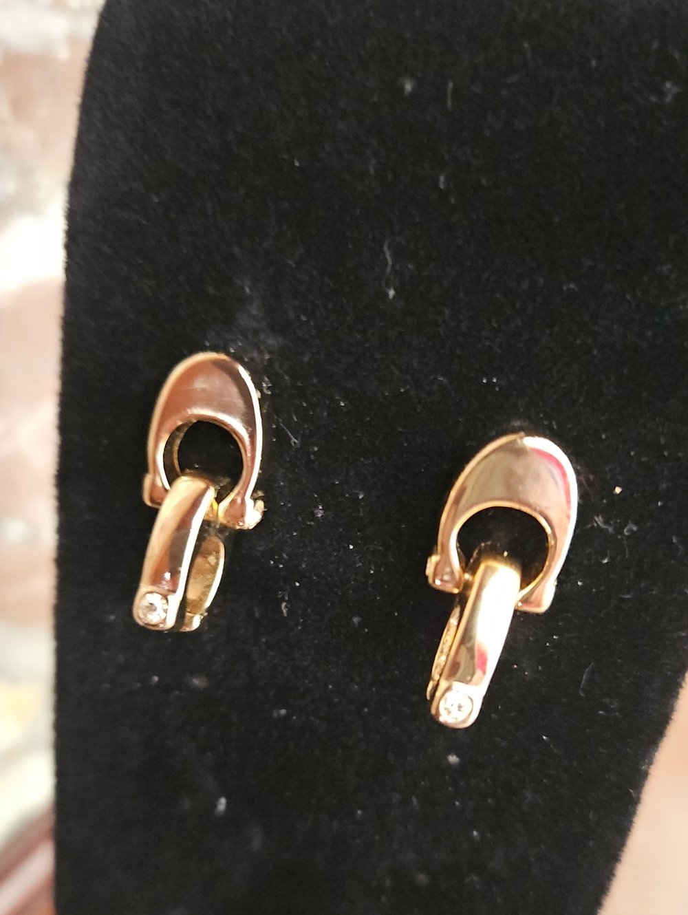 Coach Interlocking Signature C Drop Earrings - Picture 3 of 5